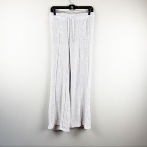 Sincerely Jules dream touch plush fuzzy fleece high rise wide leg lounge pants M